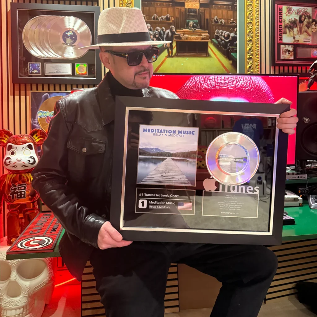 Meditation Music, Number One on Apple Music, 250 Million Streams, produced by Dominic Owen.